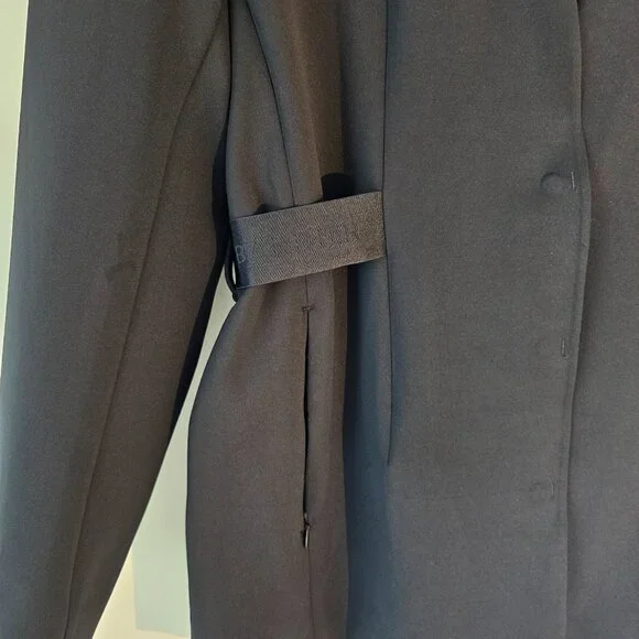 NWT Bandier Sport Logo Blazer in Black Size M - Picture 6 of 10